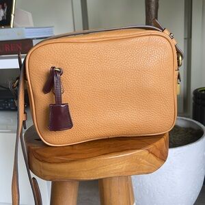 JCrew tan cross-body bag